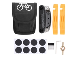 2026-kit De Reparación De Neumáticos De Bicicleta 16 En 1 Herramientas Multifuncionales Con Bolsa