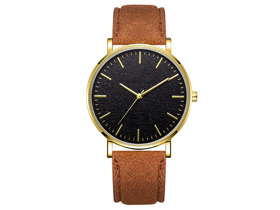 Reloj De Aleación Simple Y Moderno De Dial Redondo Con Cuarzo Para Mujer Y Hombre