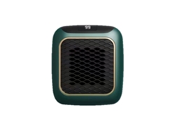 Calefactor portátil, calefactor de pared con ventilador y control remoto (verde) Cuich