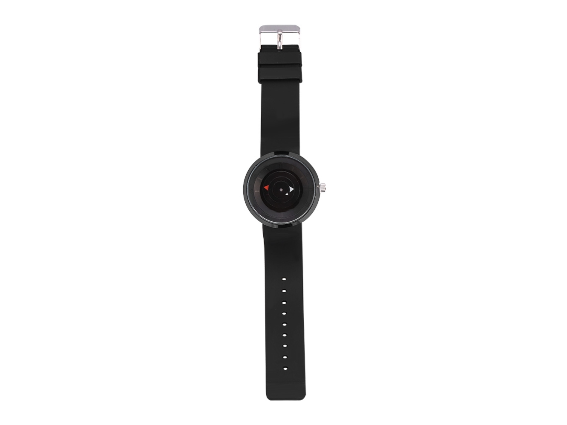 Reloj Electrónico Analógico Unisex Con Correa De Silicona, Estilo Elegante E Informal.