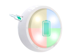 2026-1pcs Luz Led Rgbw 11leds Debajo Del Armario Recargable Con Usb, Regulable, Batería 400mah, Para Cocina, Armario, Pared