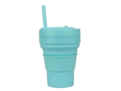 Taza de café de silicona plegable, portátil y reutilizable para actividades al aire libre, senderismo y uso diario en el hogar. Taza de agua plegable y
