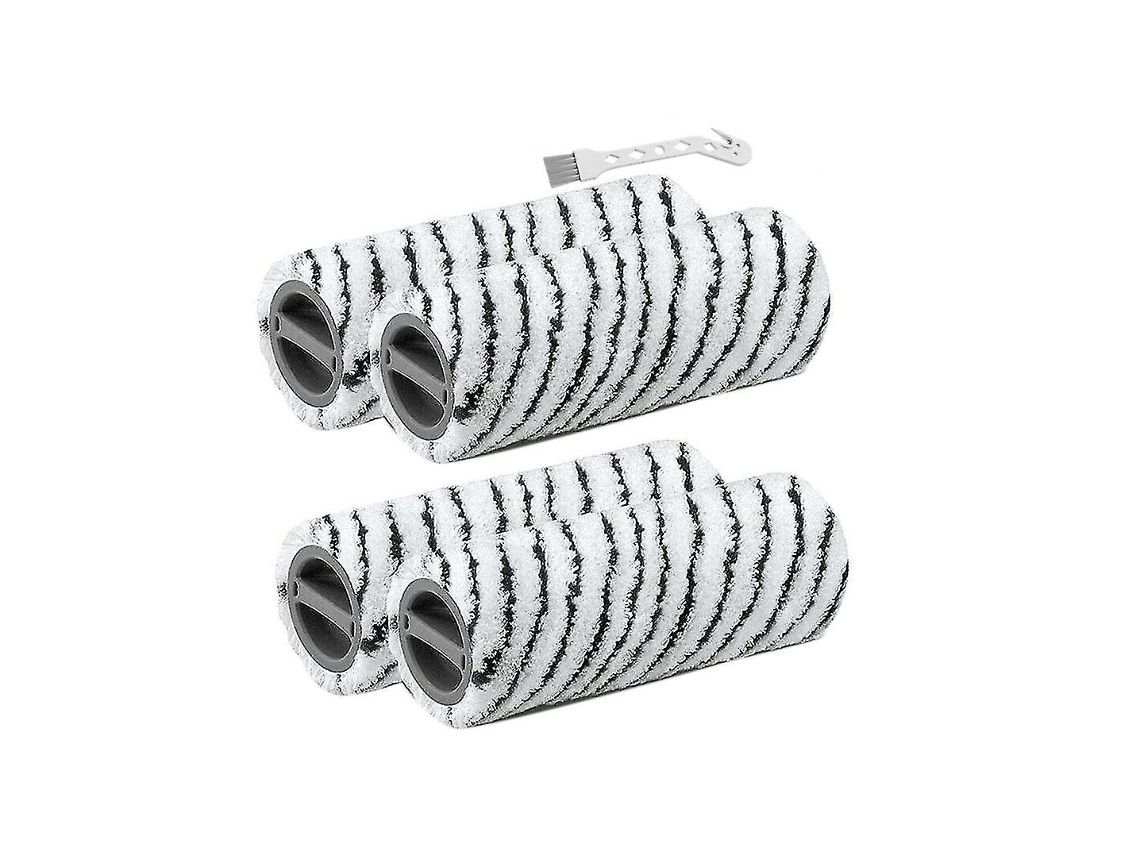 4 cepillos de rodillo de piedra compatibles con Karcher FC7 FC7 Premium FC5 Premium FC3