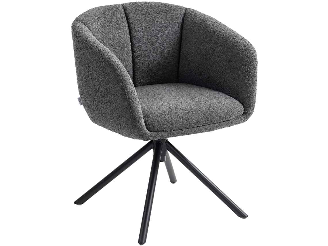 Silla plegable de lana de oveja, con forma de luna, azul, portátil VELTRIX