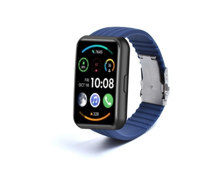 Correa Silicona Líquida para Huawei Watch Fit 2 Azul Escuro