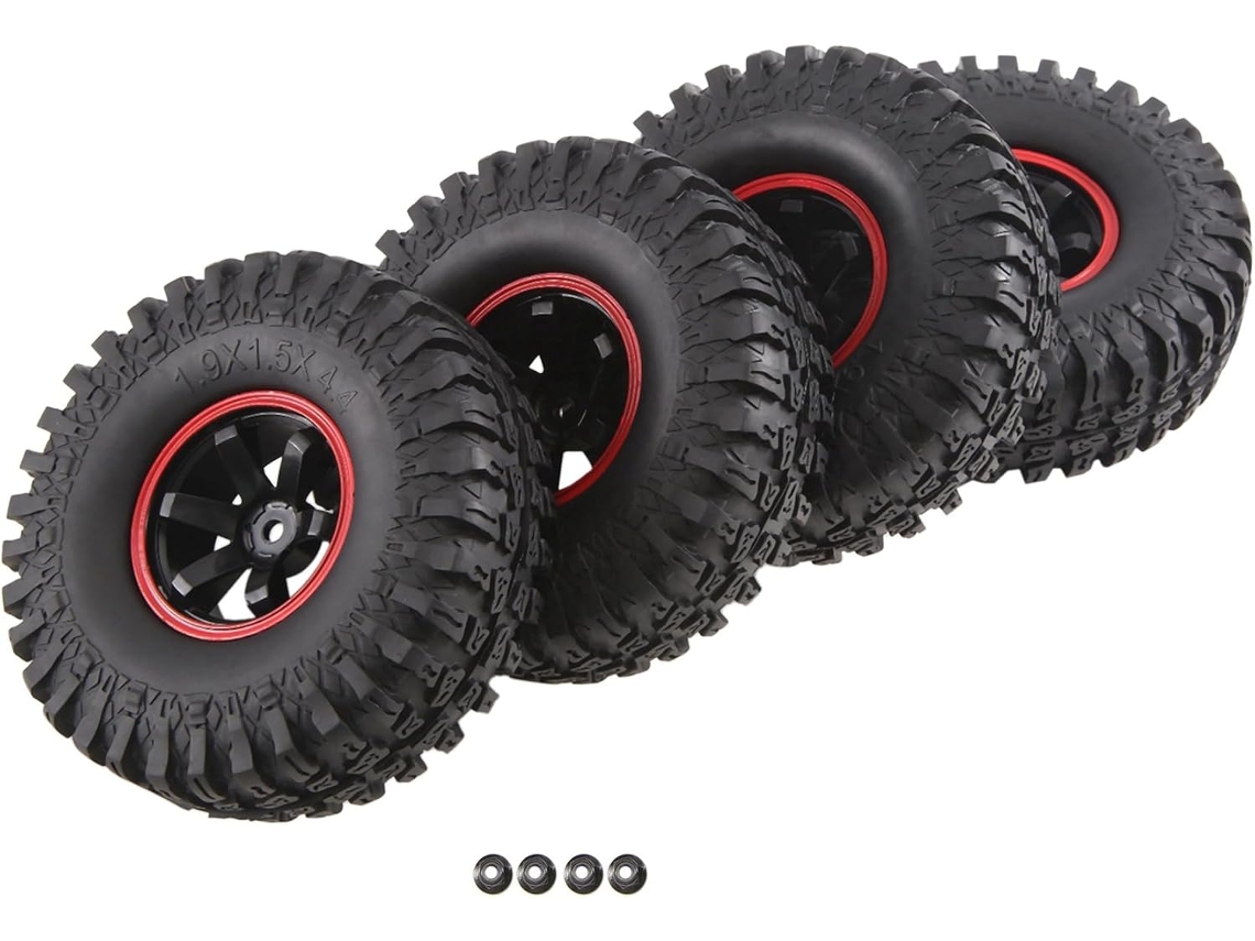 Llantas Y Neumáticos Hexagonales Para Camión Rc, 115 Mm De Altura, 12 Mm De Ancho, Accesorios De Repuesto Para Monster.