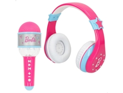Set auriculares y micrófono infantil c/bluetooth BARBIE