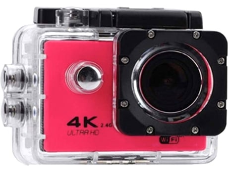 Action Cam KLACK 4K Rosa (4K Ultra HD - Wi-Fi)