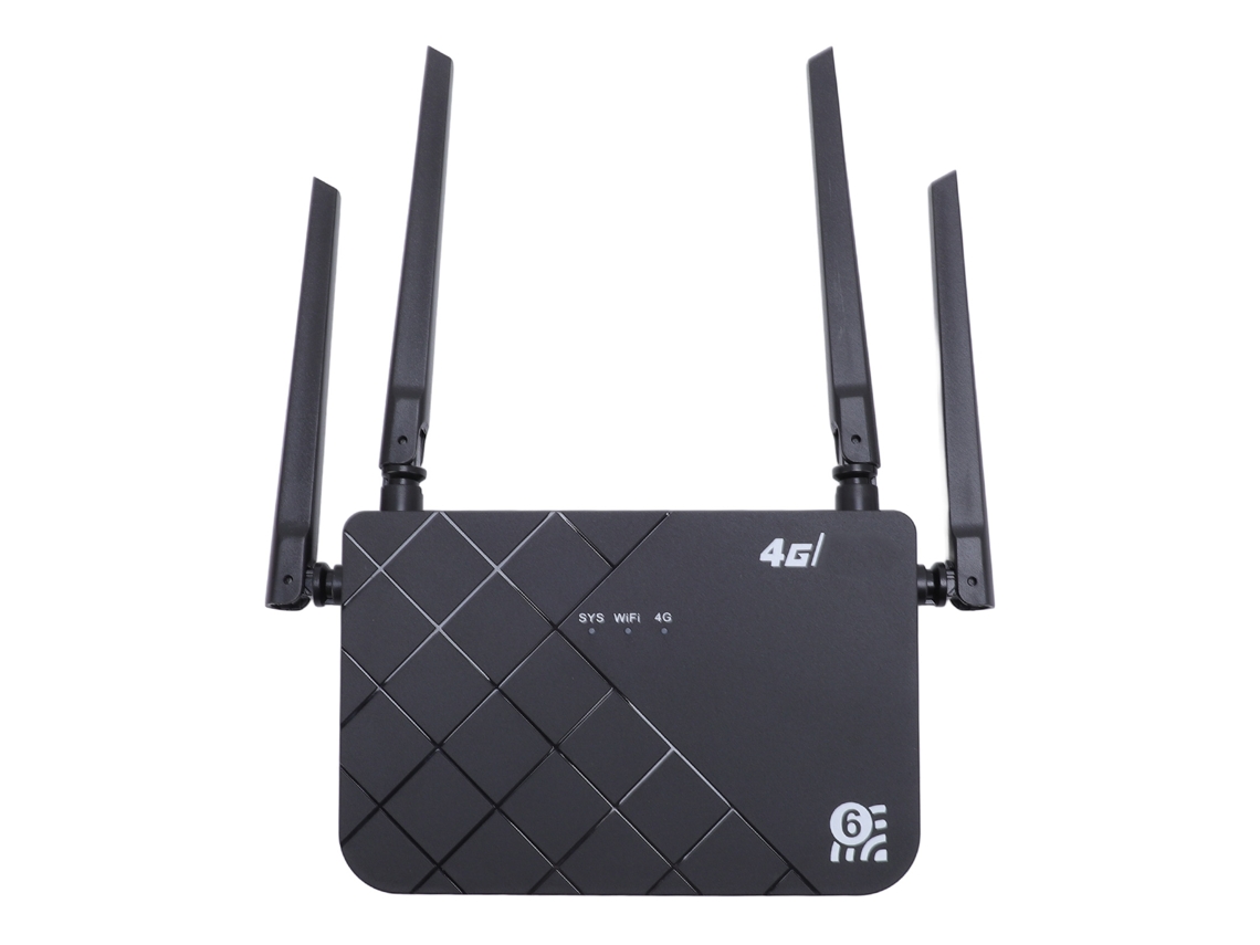Router Wifi Inalámbrico 4g Lte Con Ranura Para Tarjeta Sim, 4 Antenas, Enchufe Eu, Desbloqueado, 300 Mbps
