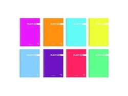 Cuaderno Pacsa Plastipac Multicolor 80 Hojas Cuarto (5 Unidades)