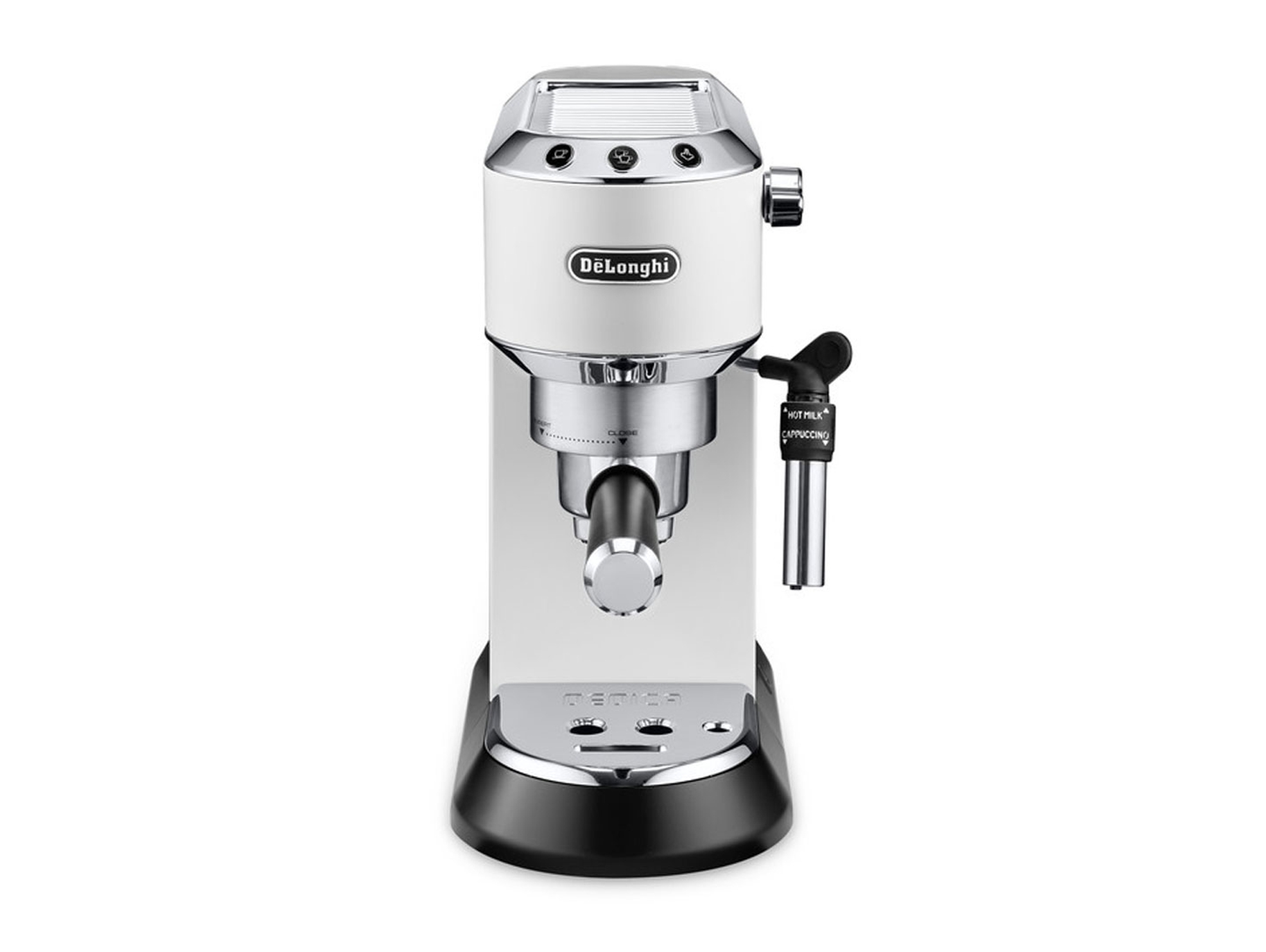 Cafetera DELONGHI Dedica EC685W (15 bar - Café molido y en monodosis)