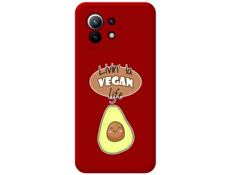 Carcasa Xiaomi Mi 11 5G TUMUNDOSMARTPHONE Silicona Líquida Dibujos Rojo