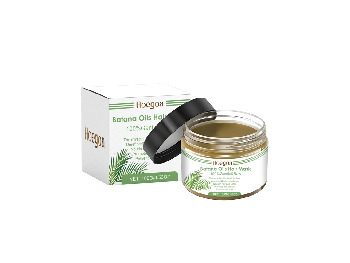 Mascarilla capilar de aceite de batana, saludable y nutritiva.
