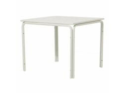 Mesa Cuadrada Exterior 70x70 Blanco Alegria Garbar