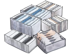 Cajas para guardar ropa, cajas para guardar jeans, cajas de malla para ropa