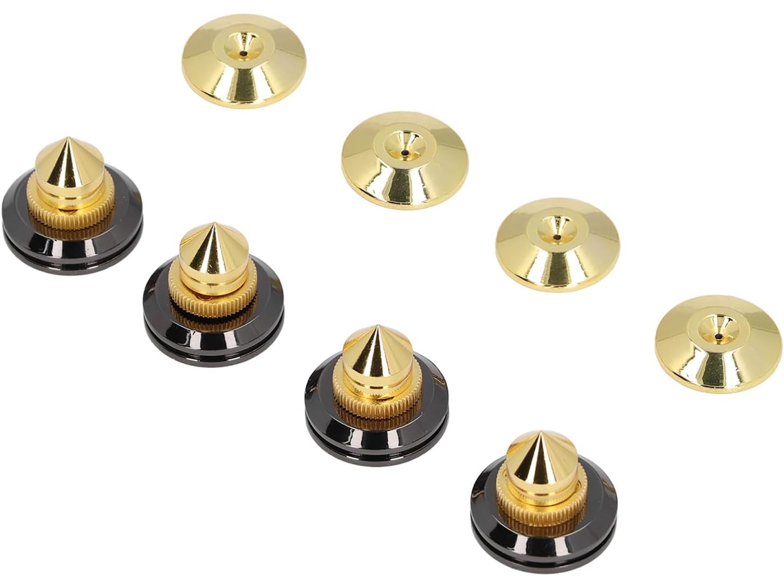 Conjunto De 4 Pés De Isolamento Para Alto-falantes, Bases De Metal Profissionais Para Alto-falantes