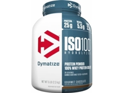 Proteína DYMATIZE Iso 100 Hydrolyzed (2,2 Kg, 4,9Lbs - Gourmet Chocolate)