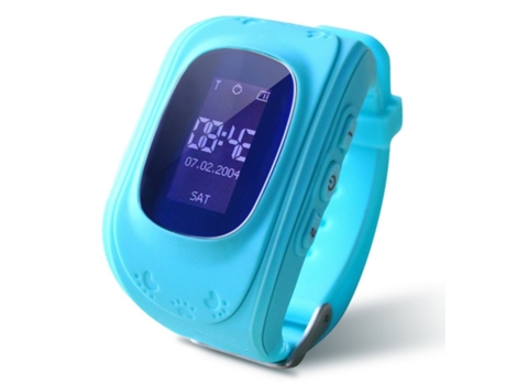 Smartwatch Digital Infantil para Niñas y Niños con Botón SOS Gps Tracker Anti-Lost Azul