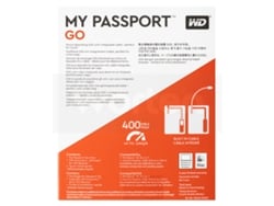 Disco SSD Externo SANDISK My Passport Go (500 GB - USB 3.1 - 400 MB/s)