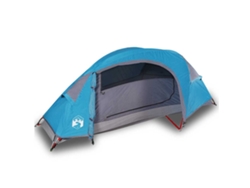 Tienda de campaña iglú VIDAXL para 1 persona impermeable azul