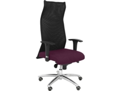 Silla de Escritorio Ejecutiva PYC Sahuco Morado con ruedas antiarañazos (Brazos Ajustables - Malla)