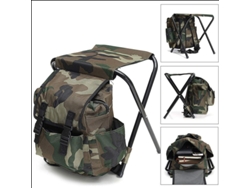 Silla portátil con sistema de refrigeración, asiento plegable con bolsa de almacenamiento.