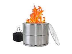 Brasero De Leña, Brasero Para Barbacoa, Brasero Portátil De Acero Inoxidable Para Exteriores (con Cenicero)
