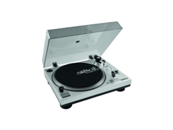 OMNITRONIC Tocadiscos Bd-1380 Plata Correa de control de agudos Cubierta protectora contra el polvo