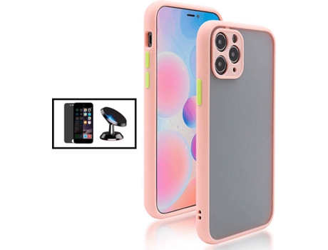 Kit Carcasa Anti Choque iPhone SE 2022 PHONECARE Rosa
