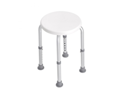 Banco de ducha ajustable, aluminio ligero y asiento con reposapiés, silla de ducha antideslizante Tekmaquinas
