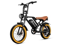 Bicicleta Eléctrica Ook-tek S8 Con Neumáticos Anchos, Batería De 48 V Y 17,5 Ah, Suspensión Completa.