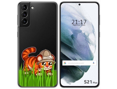 Carcasa Samsung Galaxy S21+ Plus 5G TUMUNDOSMARTPHONE Dibujos Transparente Multicolor