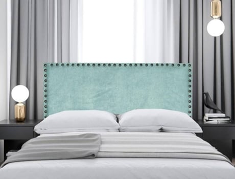 Cabecero DECORQUALITY Madrid (Verde - Tejido Antimanchas - 105 x 125 cm)