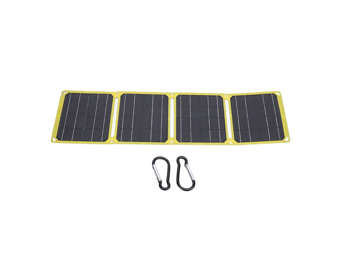 Panel solar plegable Primerox de 40 W, monocristalino, ETFE, con USB Tipo-C.