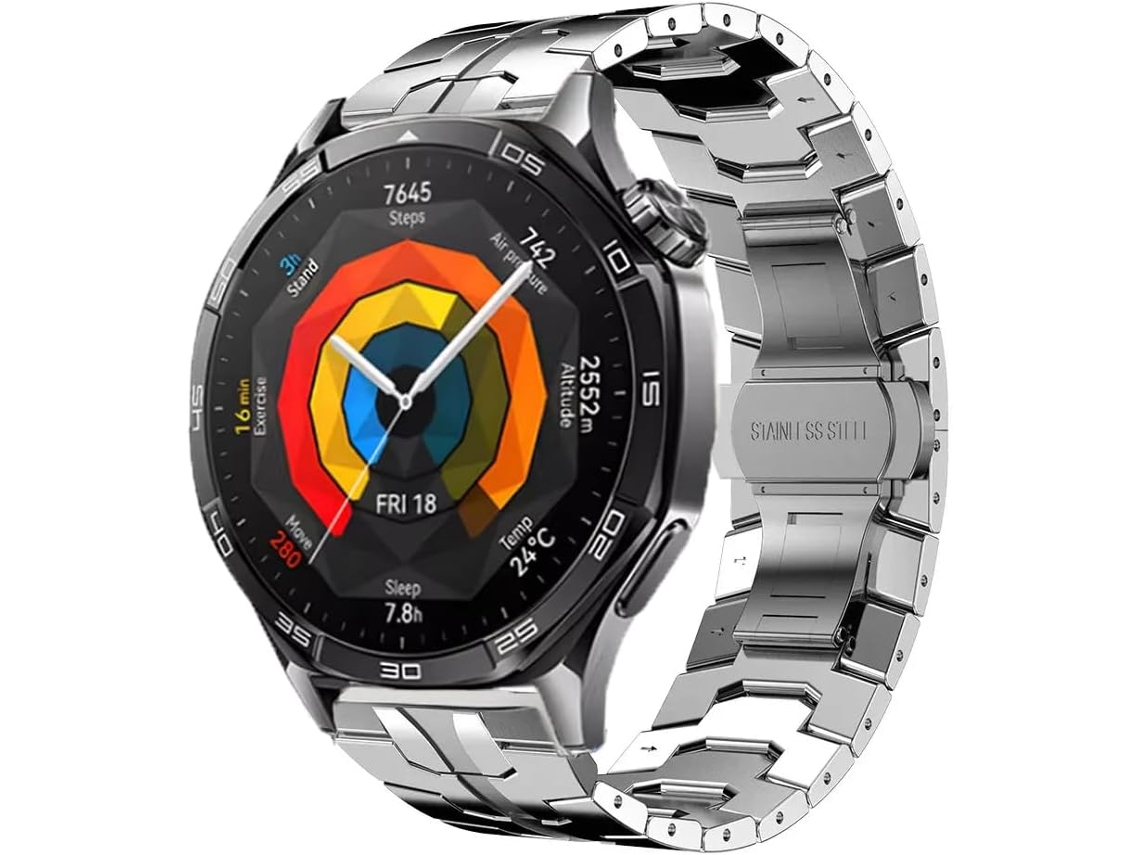 Correa Metálica 46 Mm Fácil De Ajustar, Cómoda De Llevar, Alta Calidad, Ecológico