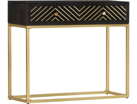 Mesa consola VIDAXL Negra Madera (30x73 cm)