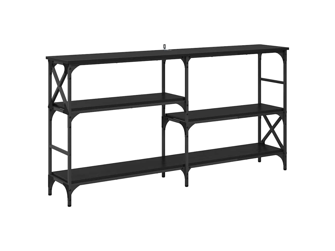 Aparador de roble negro MAISON EXCLUSIVE 150x29x76,5 cm