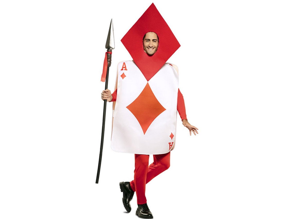 Disfraz de Hombre EUROCARNAVALES Ás De Diamantes  (M/L )
