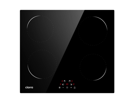 Placa Inducción 59cm 6000W Temporizador Pulsador Táctil CD4BIH-C CIARRA