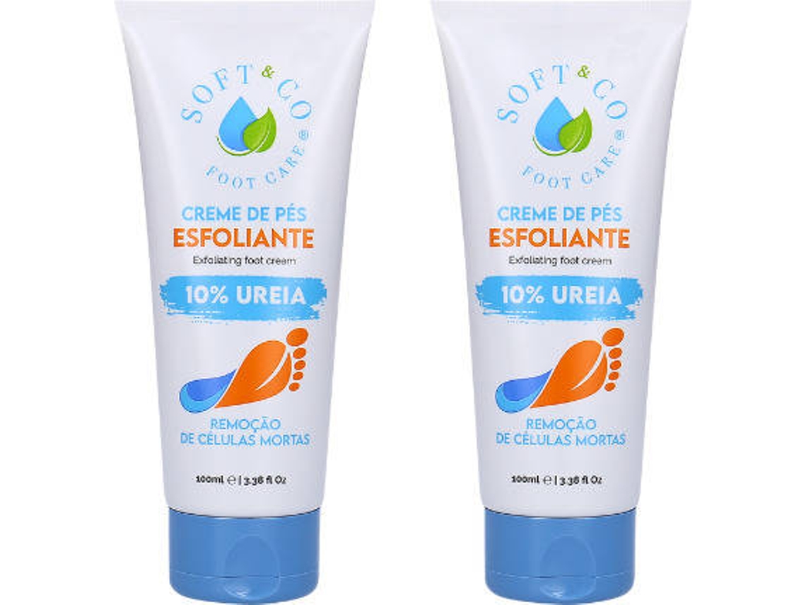 Kit de 2 Cremas para Pies SOFT&CO Exfoliantes 10% Ureia (2 x 100 ml)
