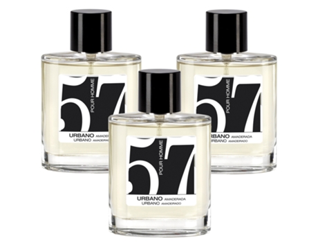 3x CARAVAN Happy Collection - Perfume de Hombre Nº57 - 100ml
