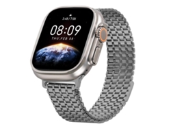 Correa para Apple Watch de 46/49/45/44 mm - Acero con 9 biseles magnéticos