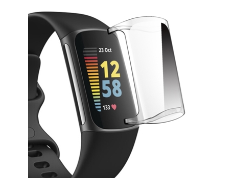 Fitbit Charge 5 / Charge 6 ENKAY Hat-Prince Cobertura completa Estuche blando transparente TPU HD Cubierta transparente