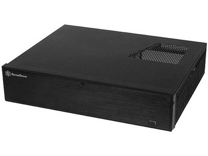 Caja PC SILVERSTONE ML04 (HTPC - Negro)