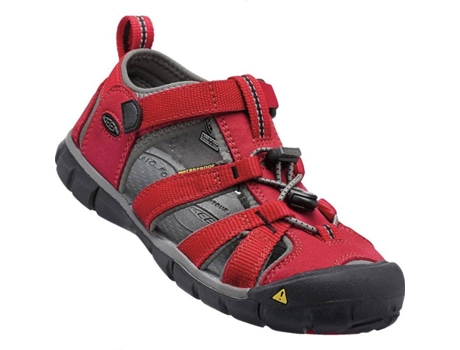 Sandálias Unisex KEEN Seacamp Ii Cnx Rojo para Montaña (EU 32 - 33)