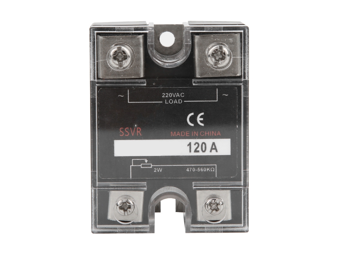 Regulador De Voltaje De Estado Sólido Berm R 120a 470-560kω 220vac Monofásico