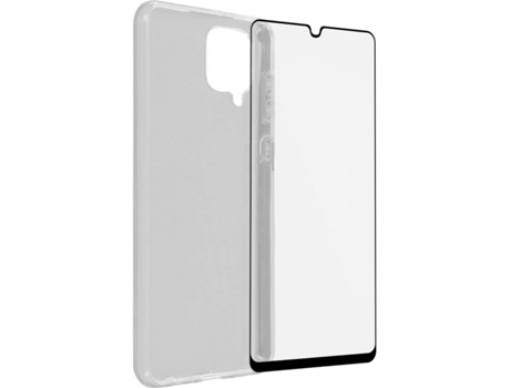 Carcasa + Protector de Pantalla Samsung Galaxy A42 AVIZAR Negro