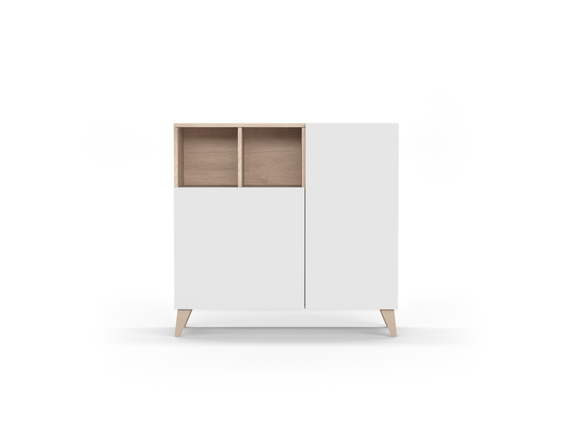 Zapatero HERDASA Oslo Roble, Blanco (87 x 90 x 27 cm)