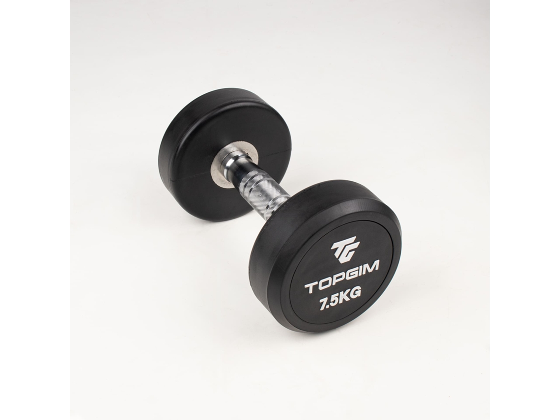 Mancuerna de goma Pro 7,5 kg Topgim (unidad)