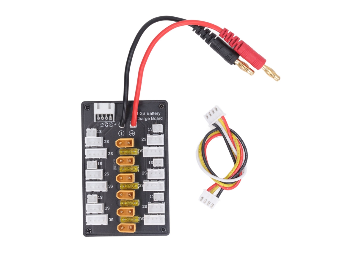Placa De Carga Paralela Balanceada Multifuncional 1-3s Para Baterías De Litio